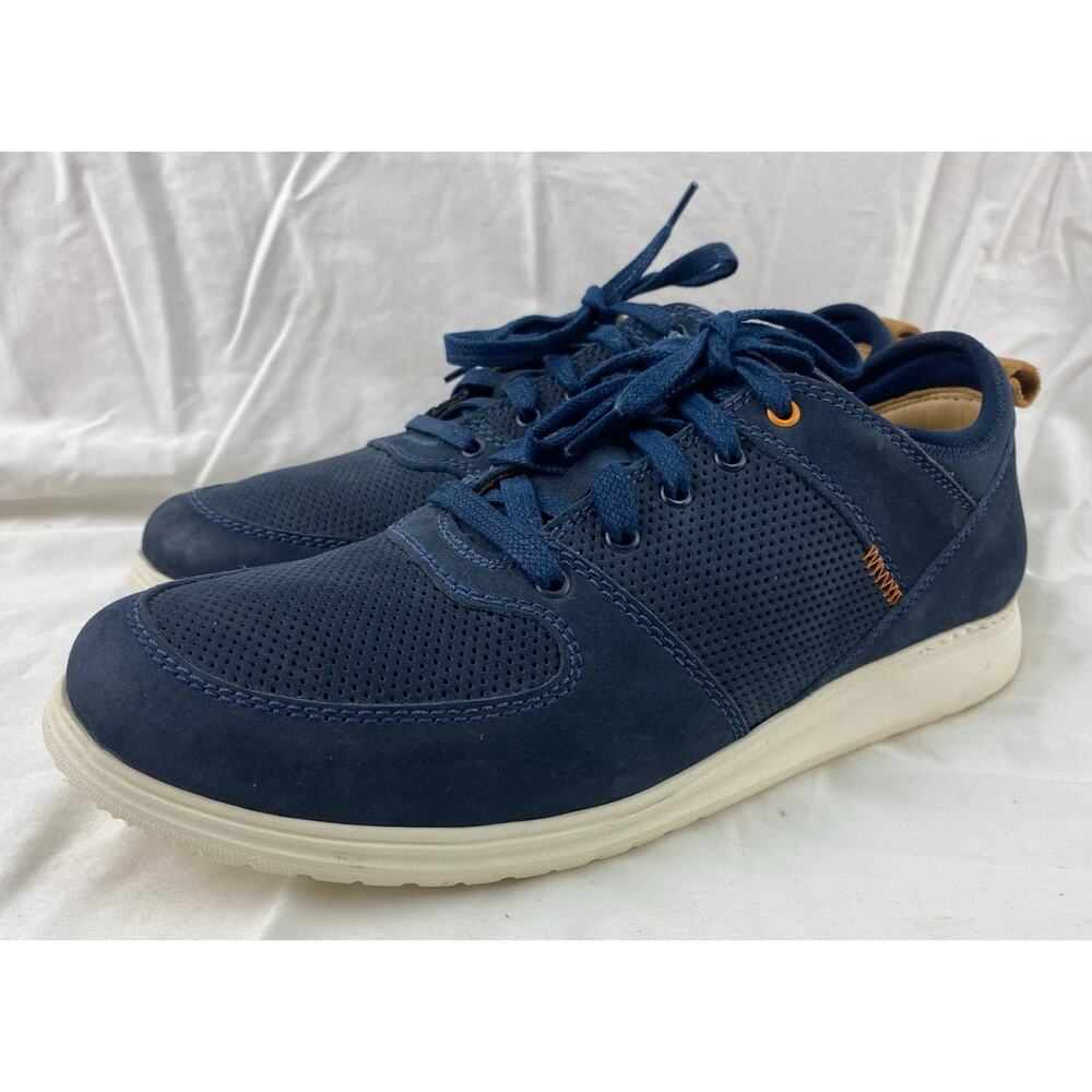 Samuel Hubbard Featherlight Olema Sport suede navy lace-up casual shoes 9W